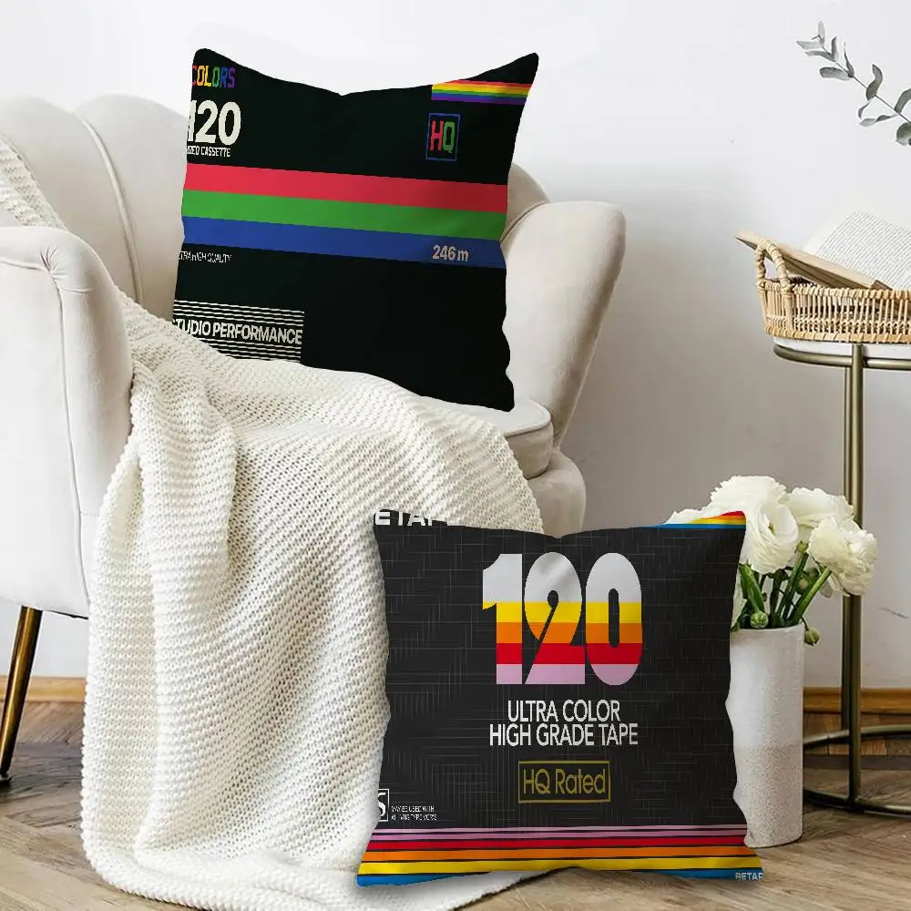 Computer New Retro VHS Style Cushion Cover Decorative Pillow Sofa Home Decor case pillow cases