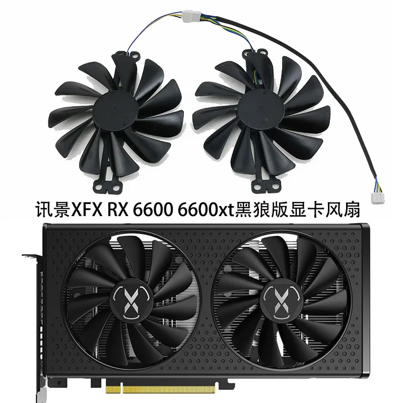 Original für XFX RX5500XT 8G Graphics Grafikkarte kühler