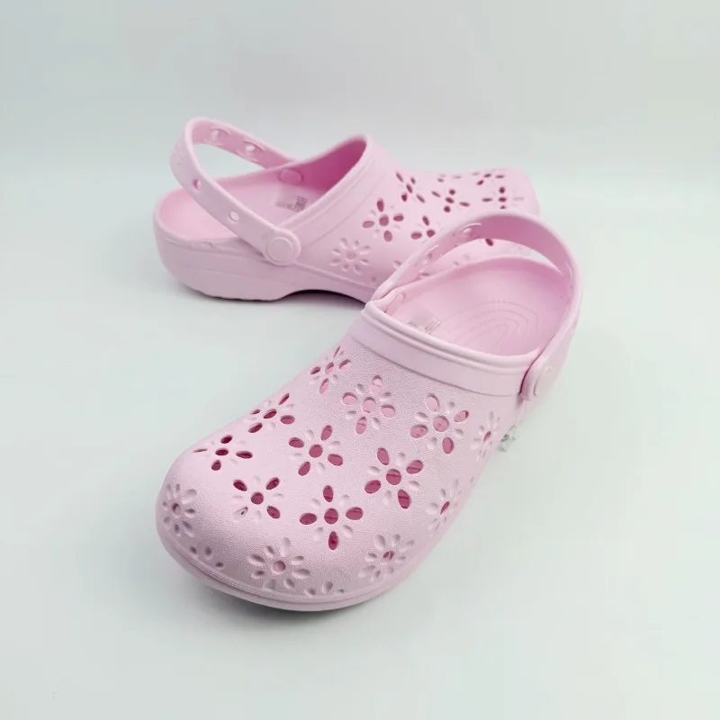 

Kajia parent-child stamen star hole shoes petal women's shoes breathable cool slippers beach shoes