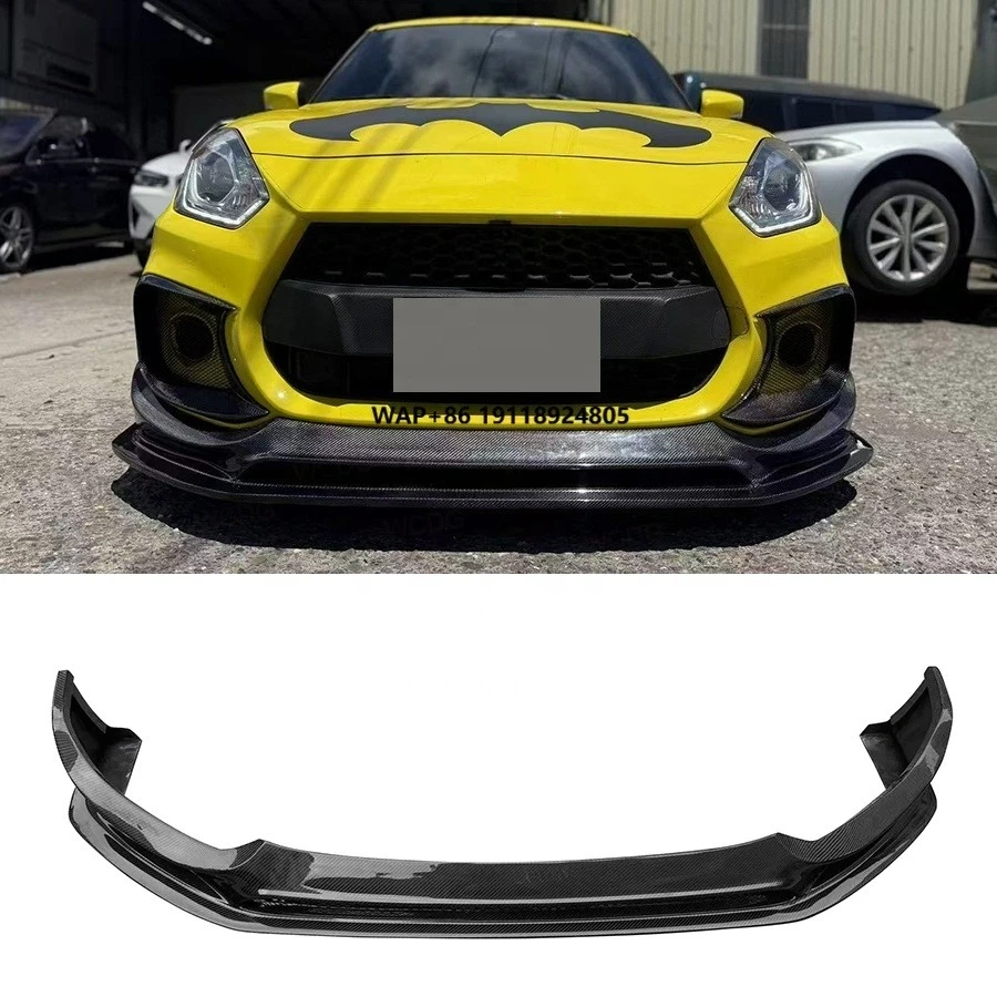 

ZC33S Carbon Fiber Front Lip for Swift ZC33S Front Bumper LIip Splitter Diffuser Spoiler Car Bodykit