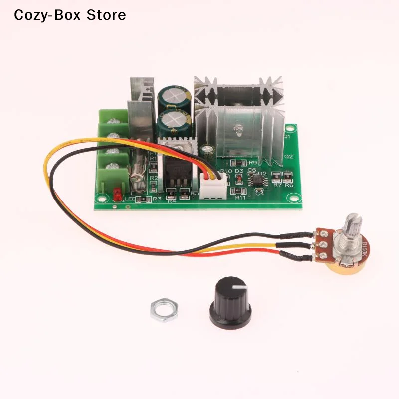 [ZY]1 Set PWM Motor Speed Controller 20A Current Regulator DC10-60V DC Motor Speed Regulator 12V 24V 48V High Power Drive Module