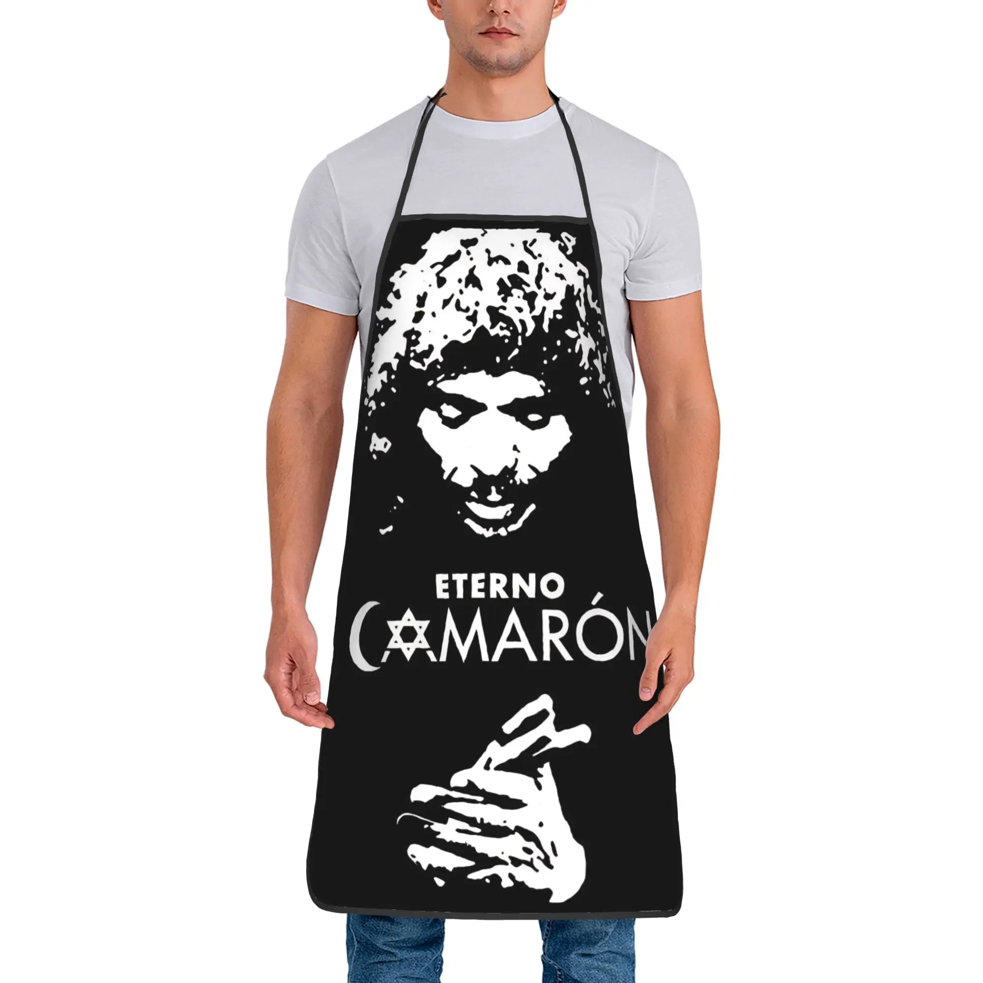 Camarons De La Isla Flamenco  Apron  Cleaning Cute Kitchen Accessories Barber Restraunt Aprons without Pocket