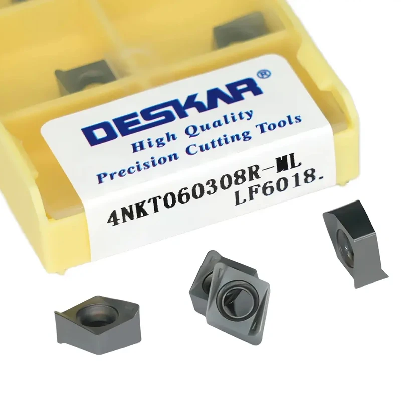 10pcs-deskar-4nkt-4nkt06-4nkt060308-4nkt060308r-ml-lf6018-lf6028s-cnc-lathe-tools-carbide-milling-inserts