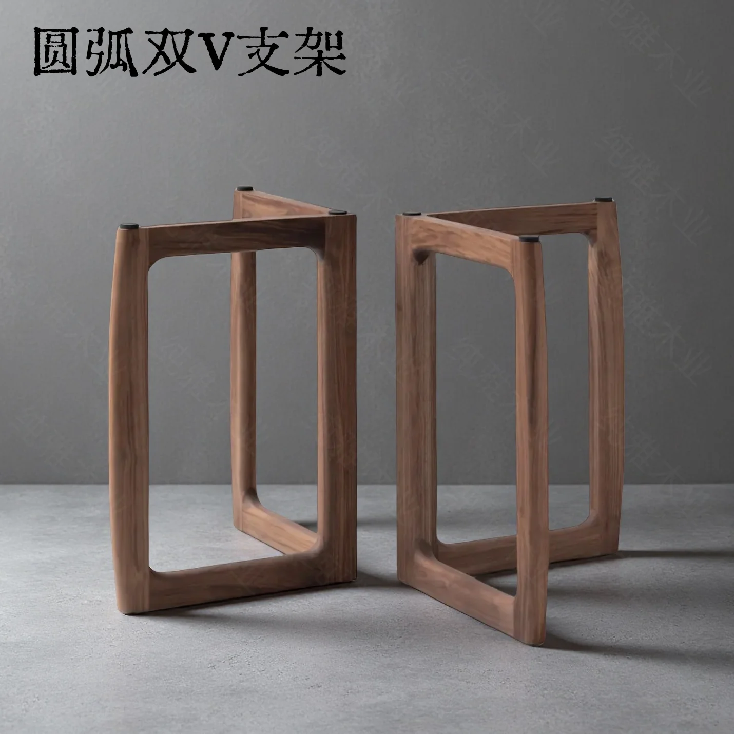 ฐานโต๊ะไม้เนื้อแข็ง ขาสามเหลี่ยมสไตล์สแกนดิเนเวียน สำหรับโต๊ะอาหาร อุปกรณ์เสริมเฟอร์นิเจอร์ ขาตั้งโต๊ะกาแฟทันสมัย