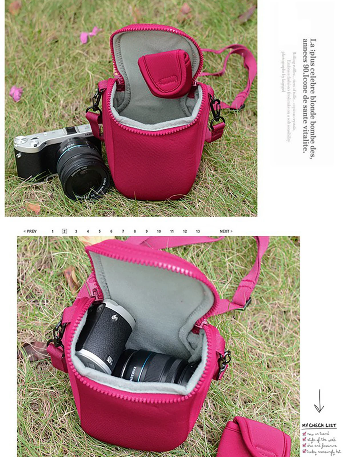 G7X2 G7X3 SX740 النيوبرين حافظة كاميرا غطاء حقيبة لكانون EOS R50 R50V M200 M100 V10 M6 M5 M3 G16 G15 G12 G11 G10 G7X MarkII III #4