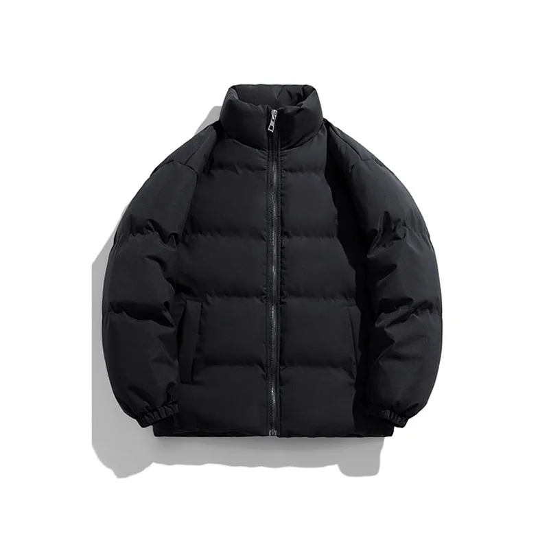 

Мужская хлопковая куртка Thiened, зимняя верхняя одежда с воротником-стойкой и хлебом, одинаковая одежда для пары, большой размер 300, уличный Sle