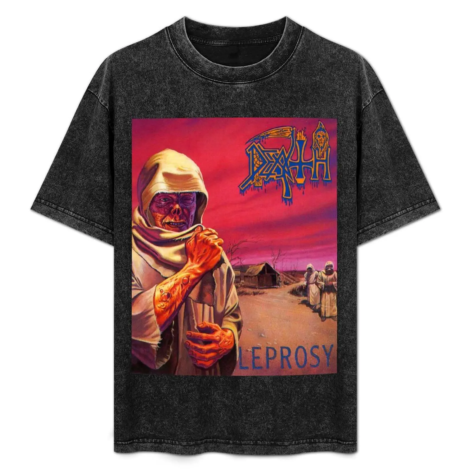 Leprosy - Death T-Shirt graphic shirts quick drying graphics plain oversized t shirt men