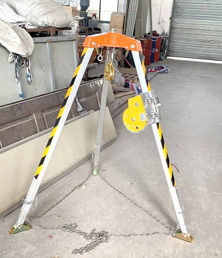 High Quality Confined Space Lifting Rescue Safety Tripod Complete Set For Rescue Lift Rescue safety Tripod