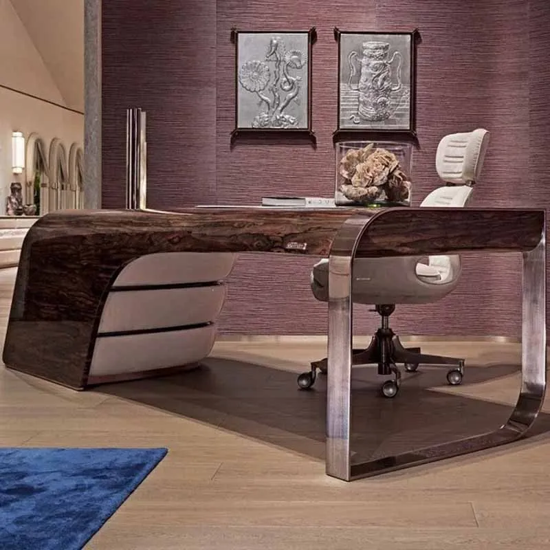 Japanese Classic Office Desk Designer Unique Luxury Vintage Office Desks Reception Conference Escritorio Oficina Furniture