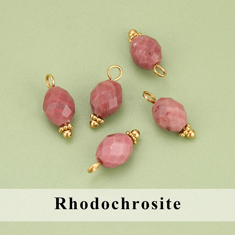 assoonas, 10 Stück/Lot, MG75, Schmuckzubehör, Edelstahl, Naturstein, Anhänger, handgefertigt, Schmuckherstellung, DIY-Anhänger – Detail 7