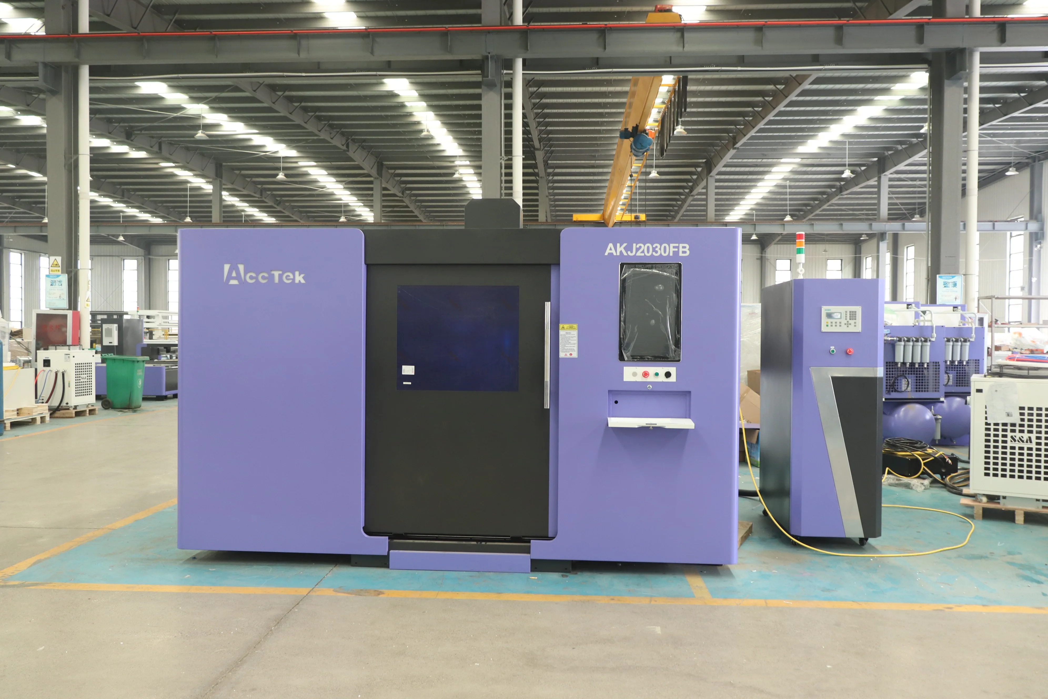 Mesin pemotong Laser CNC 2000x3000mm, pemotong Laser serat penutup penuh untuk baja lembar aluminium logam 3015 1500W 3000W 6KW