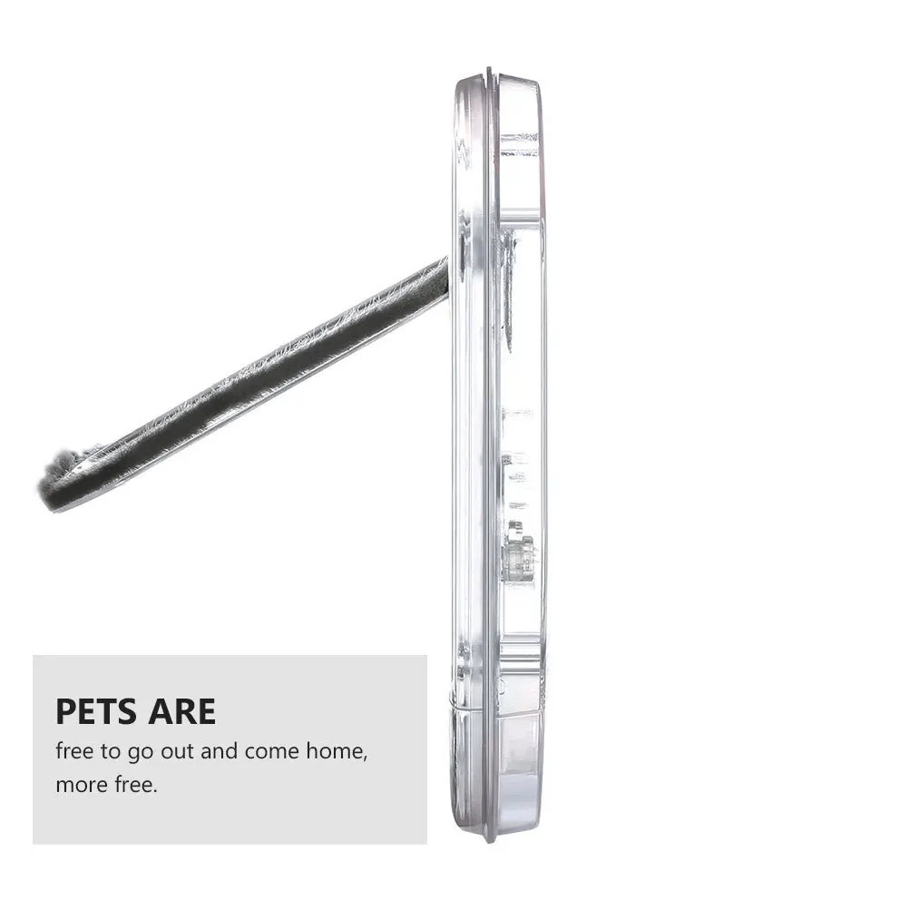 

Pet Door Round Controlled Dog Plastic Cat Hole Entry Exit Controllable Gate Indoor