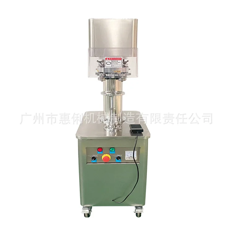 

Semi-automatic food and beverage milk powder can capping machine