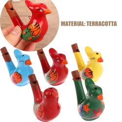 Coloured Drawing Water Bird Musical Toy Whistle for Kid Children Toy Musical Instrument Bathtime Early Learning Educational