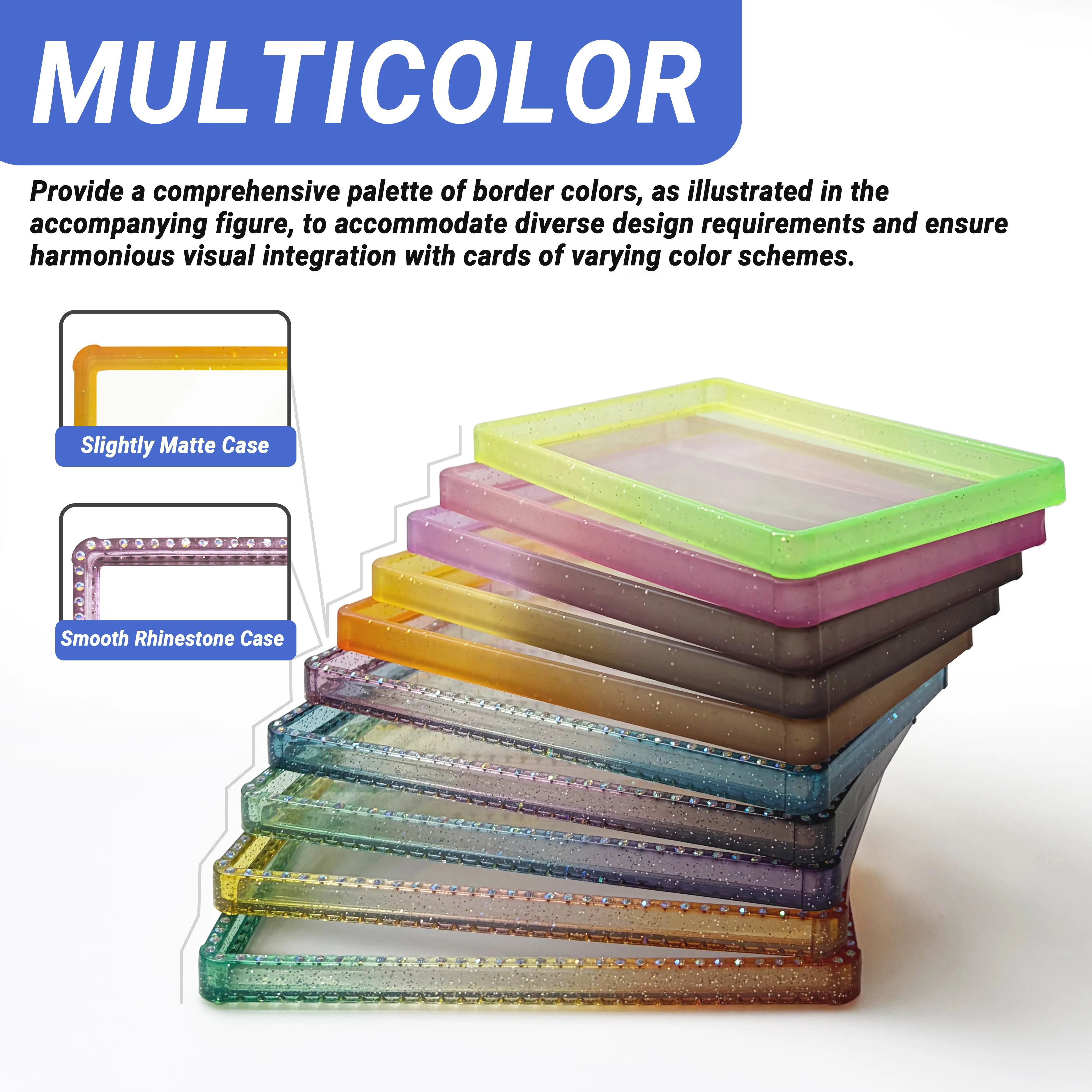 35PT PSA-Schutzhülle für Sammelkarten, Glitzer-TPU-Slab-Bumper-Schutzhülle, Schutzhüllen mit transparenter Rückseite – Detail 5