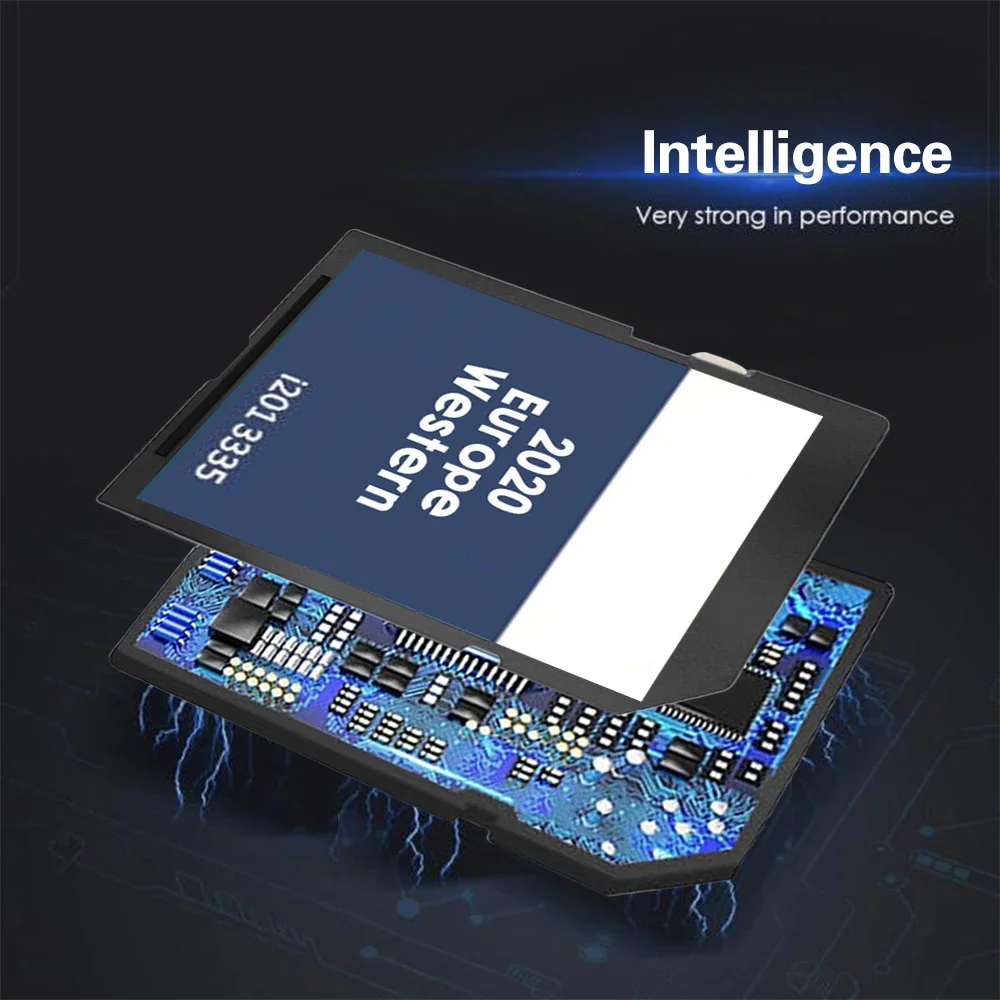 Vw rns 310,sdカード,GPSアクセサリー用の最新のナビゲーションマップ,2020-2021, 8GB