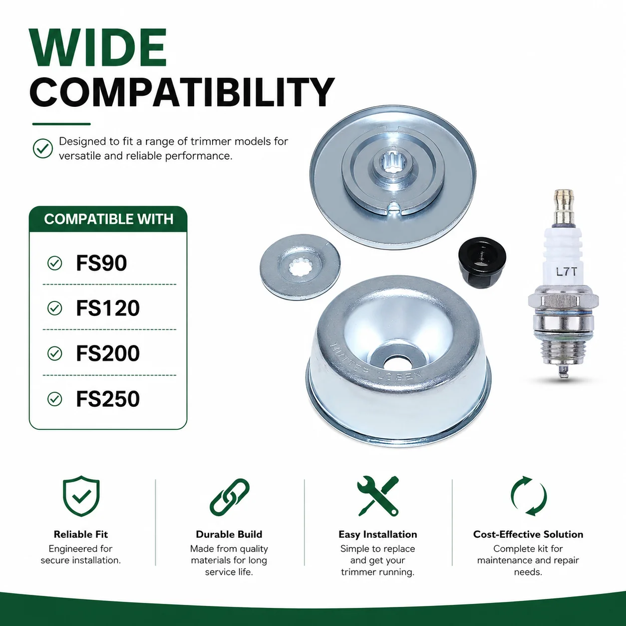 Spark Plug Tune Up Kit for Stihl FS90 FS120 FS200 FS250 Trimmer Replacement 126 642 7600 Saw Parts 4126 713 3100 4137 710 3800