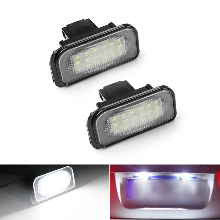 

Car LED License Number Plate Light For Benz S203 W211 S211 W219 C219 R171 C E Class Car Lights Automobiles Parts Accessories