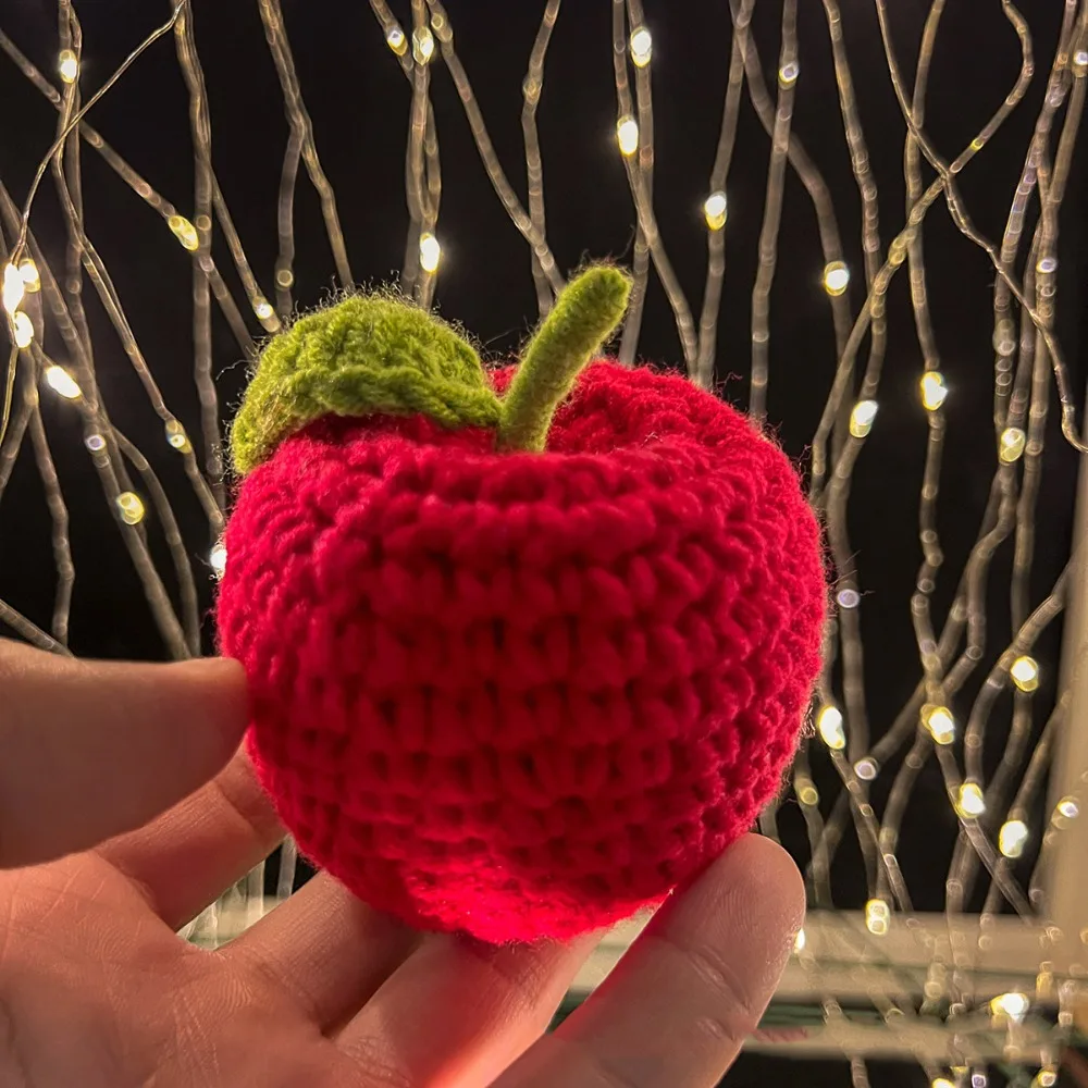 

Ping an Fruit Woolen Knitted Ping an Fruit Handmade Accessories Knitted Griggles Fruits Woolen Knitted Cute