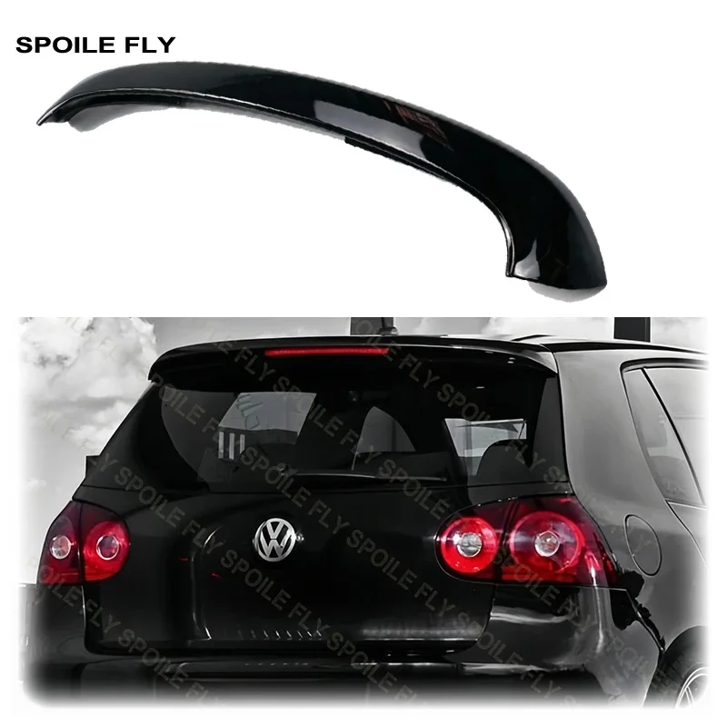 

2006 To 2009 For VW Golf 5 MK5 Standard Edition TSI TDI FSI Look GTI Style Car Rear Roof Spoiler Wing Lip Glossy Black