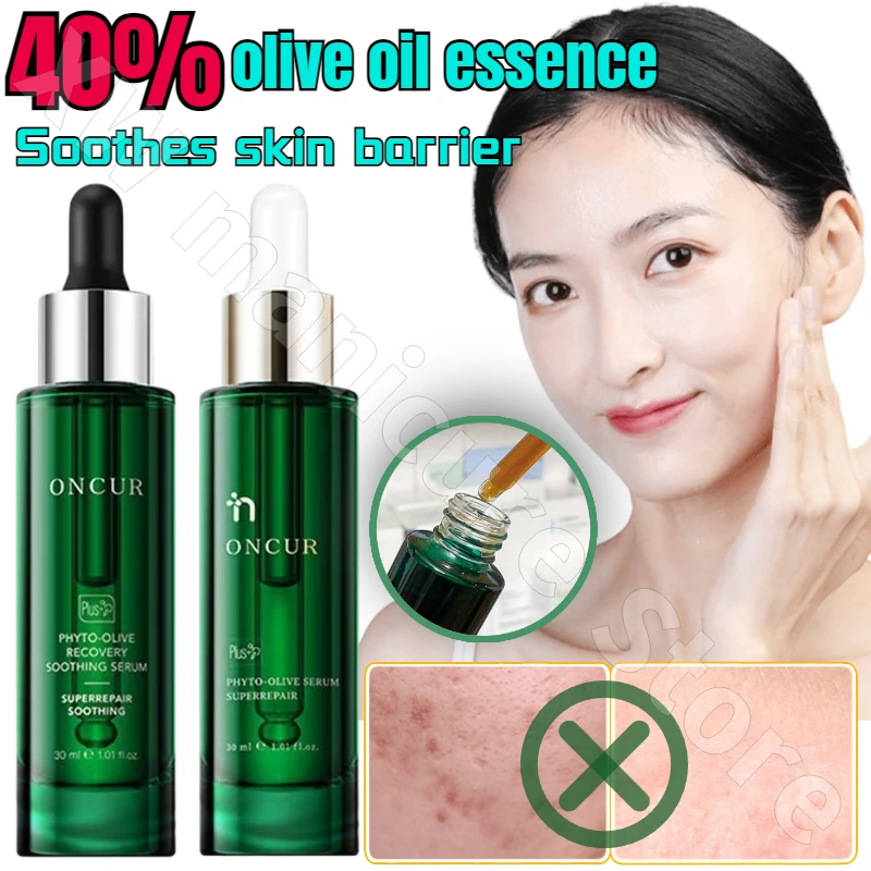 40% Olive Essence Soothes The Skin Barrier Improves Dullness Slows Down Facial Redness and Nourishes The Essence Serum Facial