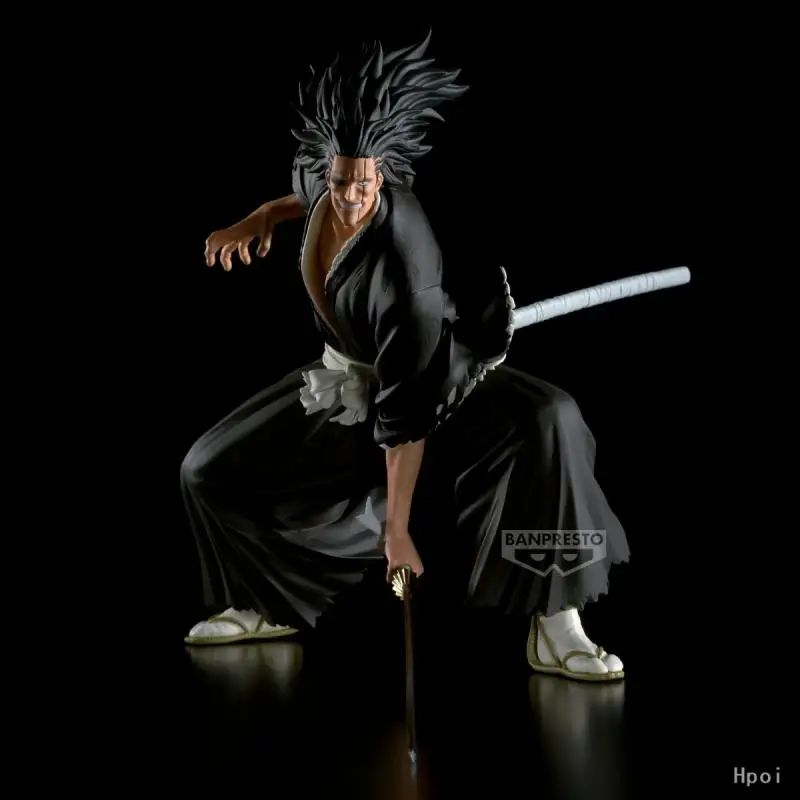 Bandai Original BLEACH Zaraki Kenpachi อะนิเมะ Action Figure ของเล่นสําหรับชายหญิงเด็กเด็กของขวัญวันเกิดสะสม