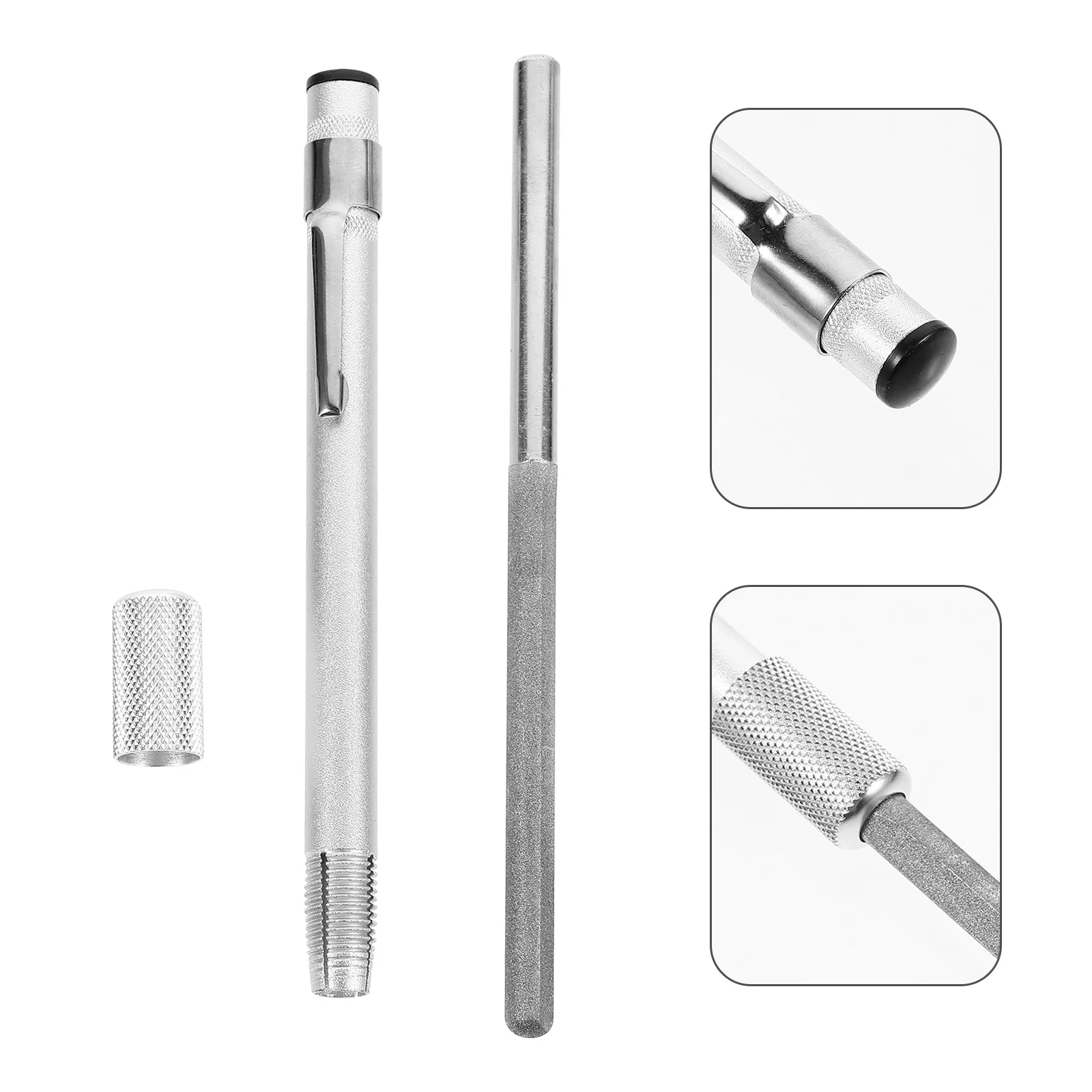 

Grinder Fishing Hook Hone Kit Outdoor File Equipment Stainless Steel Aluminum Alloy Fishhook Grinding Tool