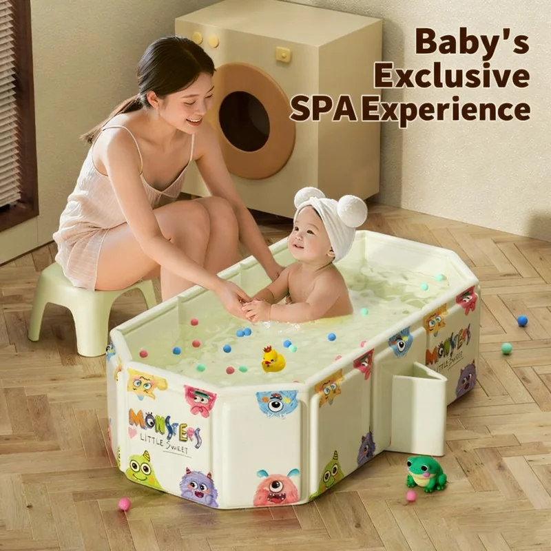 

Детская ванночка - Детская ванночка большого размера - Ванночка для сидения и лежания малыша - Для домашнего использования - Для новорожденных детей