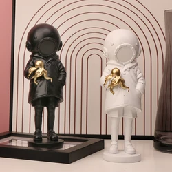Cross border best-selling diving girl resin handicraft decorations Home living room porch TV cabinet decorations deepsea