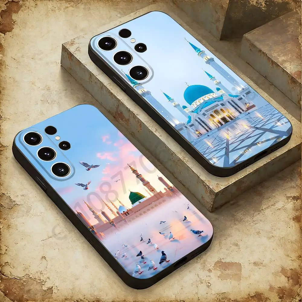 

Holy Mosque Makkah Phone case For Samsung Galaxy A53,51,72,73,31,30,42 Soft Silicone Black Cover