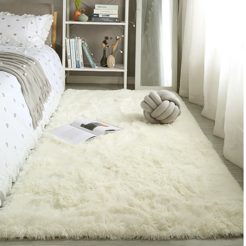 Fluffy Large Carpet Living Room PlushLounge Rug in The Bedroom Big Floor Mat Super Soft Velvet Carpets For Bedroom Home