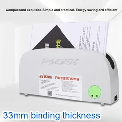 Tape Sealing Hot Melt Electronic Adhesive Installation Machine with A Maximum Width of 33mm for Books and Archives