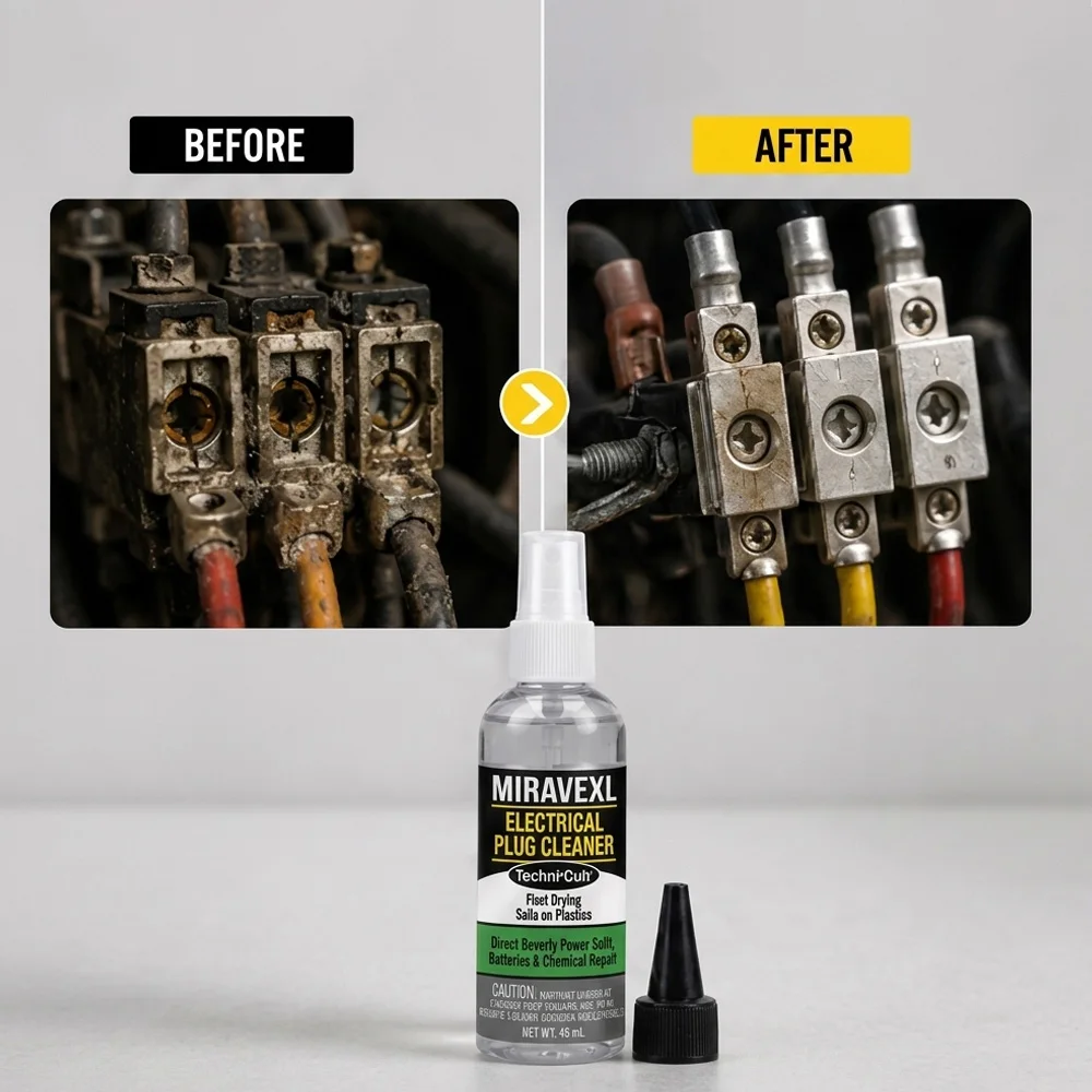 100ml Electrical Contact Cleaner Spray Fast Drying Safe on Plastics for Circuit Boards Power Tools Repair MIRAVEXL Plug Cleaner - view 3