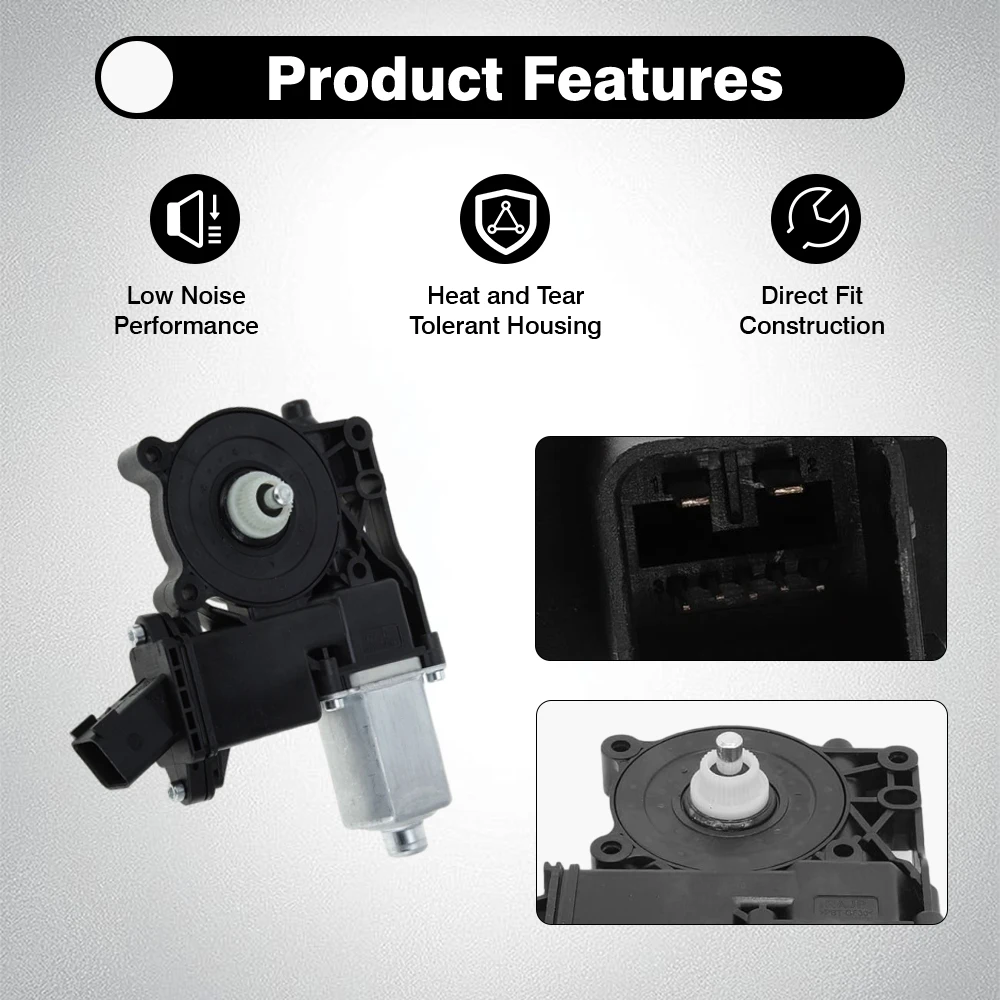 Power Window Regulator Lift Motor for Ford Mustang 2 Door 2015 2016 2017 2018 2019 2020 Front Left/Right Power Window Lift Motor - view 4