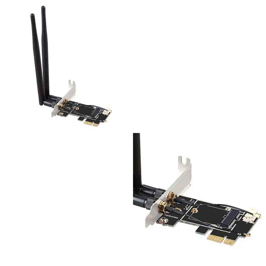 PCIE-1X to NGFF-Ekey PCIE Laptop WIFI WLAN Bluetooth-compatible Wireless Card
