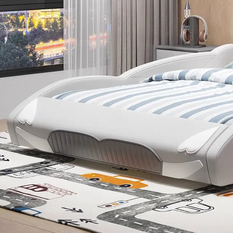 سرير أطفال بسيط من الدرابزين، تصميم فاخر ورخيص، سرير أطفال فردي مخصص حديث من Lettino Per Bambini أثاث منزلي #5