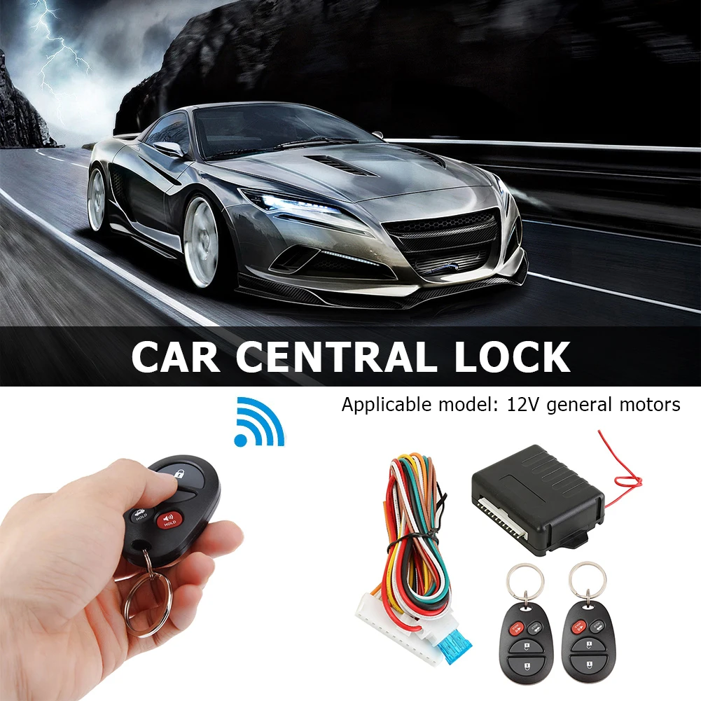 Portable Car Remote Central Door Lock Locking Kit Classic Keyless Entry Alarm System 410/T123 Car Accessaries Supplies