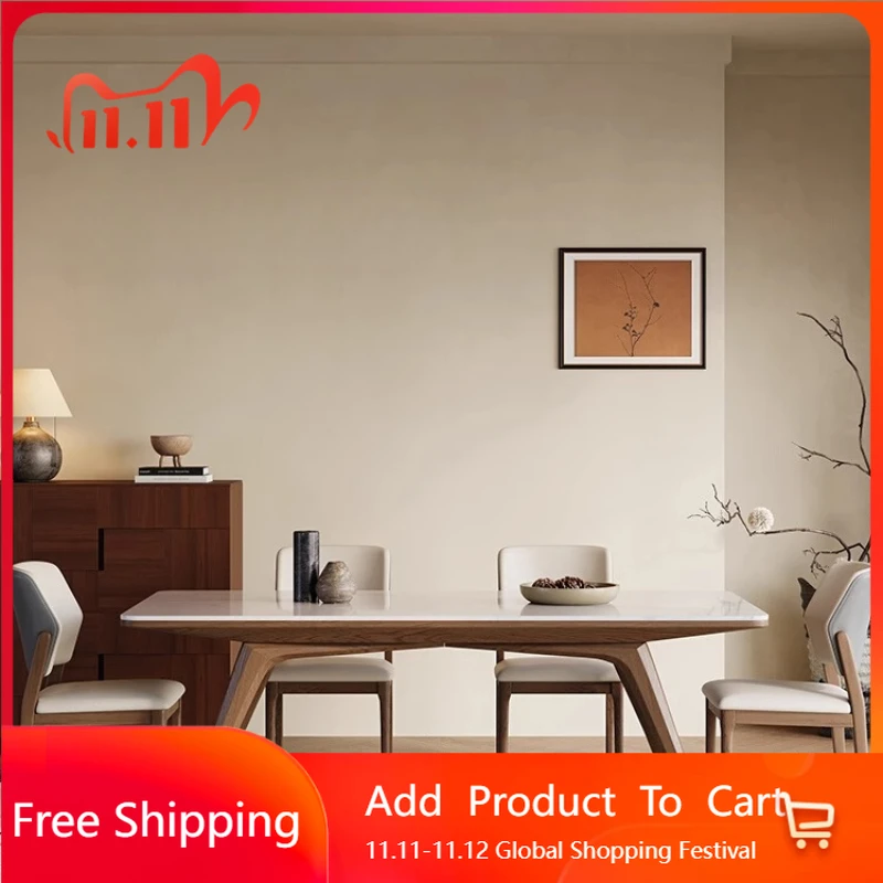 

Nordic Solid Wood Dining Table Modern Simple Romantic Designer Service Dining Table Reception Special Muebles Home Furniture