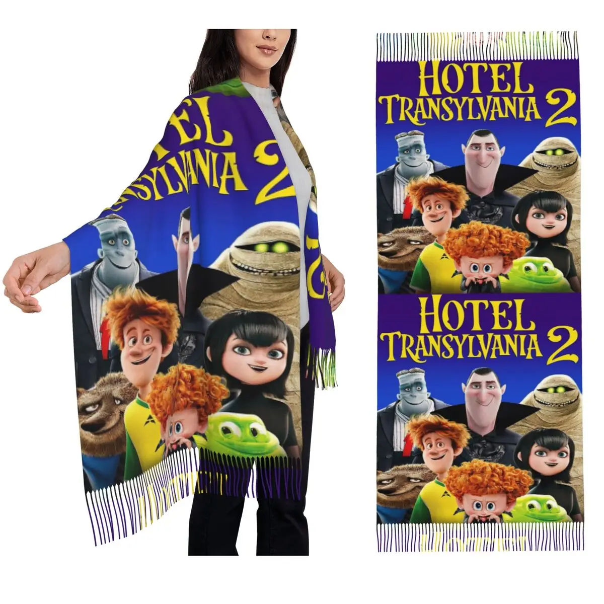 

Шарф-трансильва в отеле, шарфы с кисточками, женские мягкие теплые шали и накидки, длинная осенне-зимняя шаль