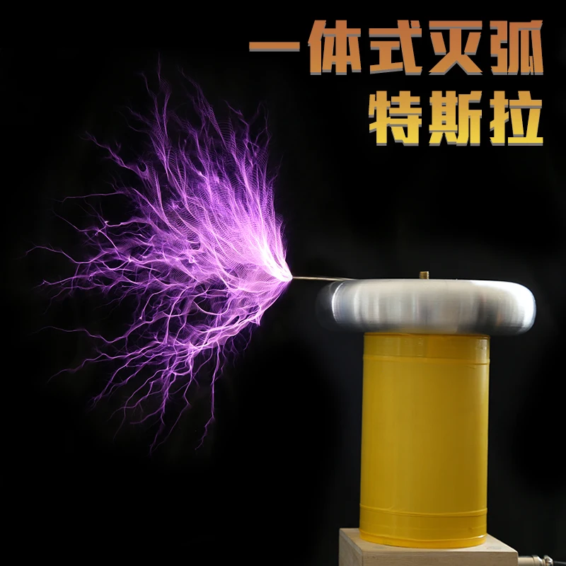 Music Tesla Coil Finsihed Product High Frequency Model Generator Ignition Diy Set Drive Plate Lightning