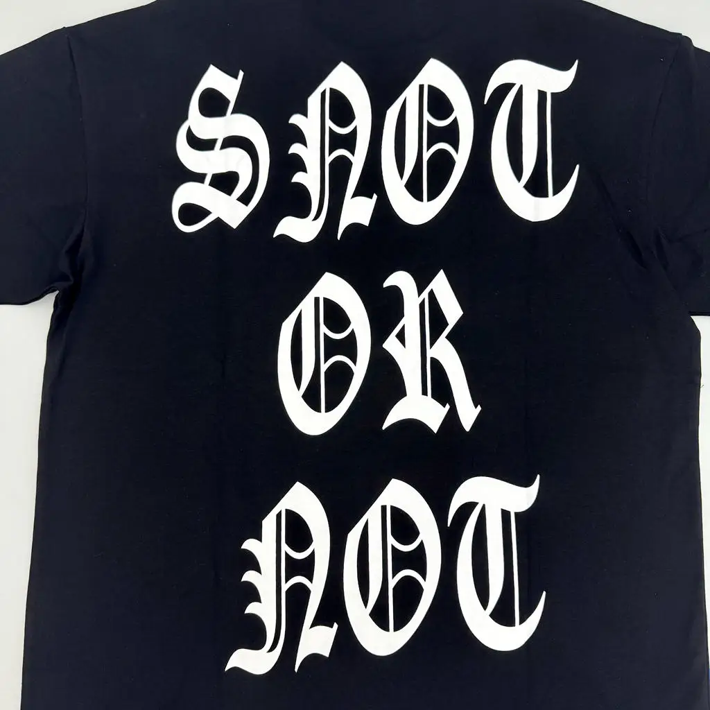 New 2024 Men HOMIXDE GANG SNOT OR NOT TOUR T Shirts T-Shirt Hip Hop Skateboard Street Cotton T-Shirts Tee Top US size U62