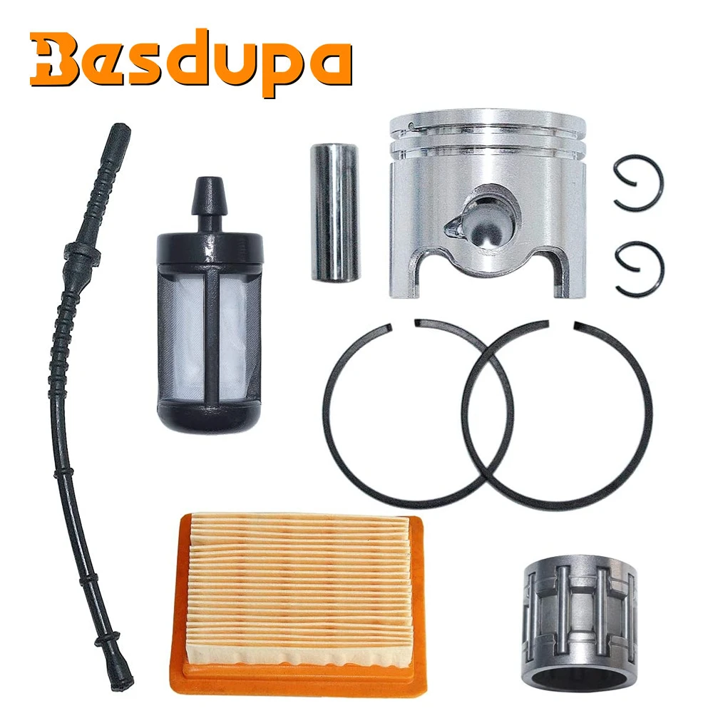 Anel de Pistão ar Filtro Combustível Mangueira Linha Kit para Stihl Fs120 Fs200 Fs250 Trimmer 4134 030 2010 4134 141 0300 38 mm
