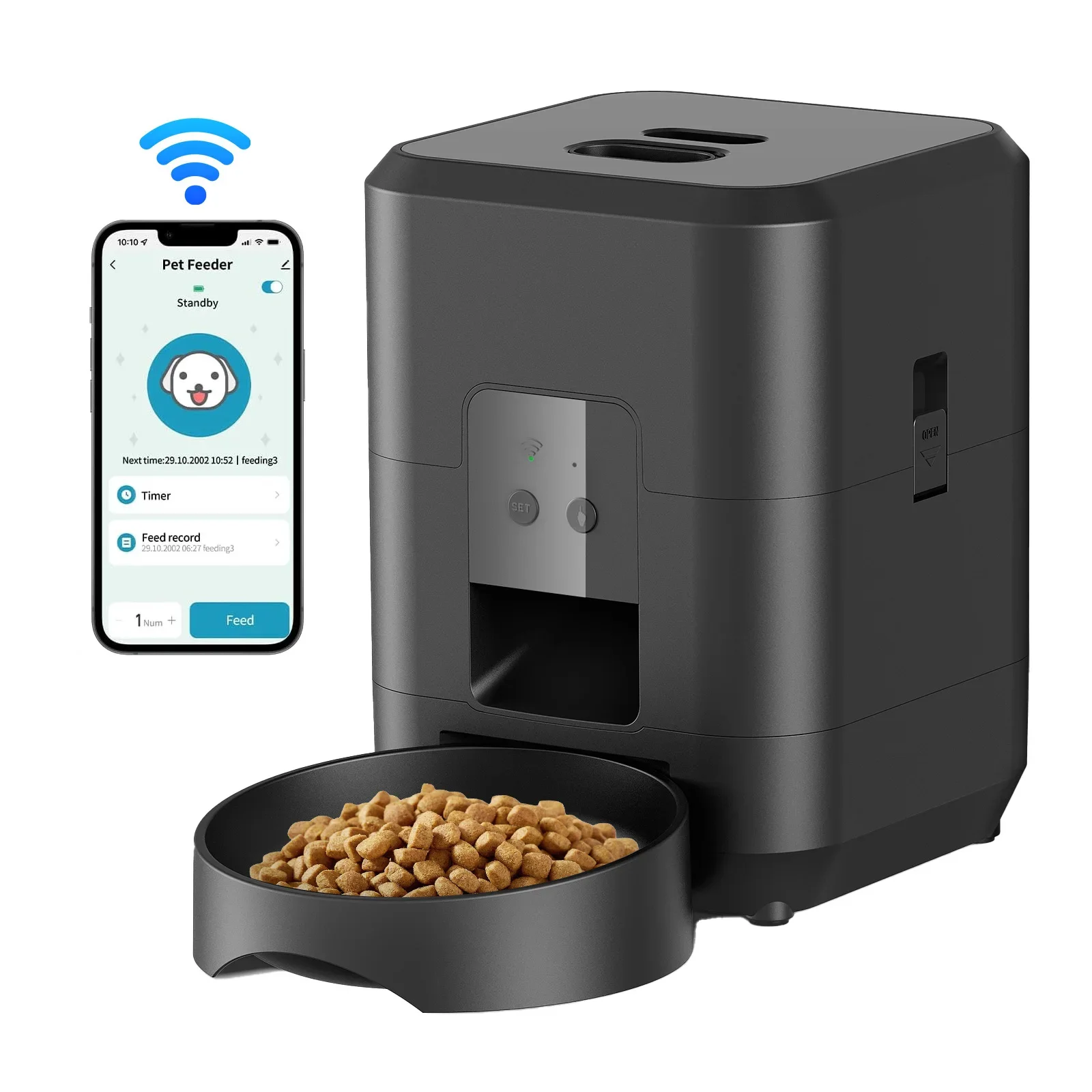 

2L Smart Pet Feeder Automatic Feeder Dog