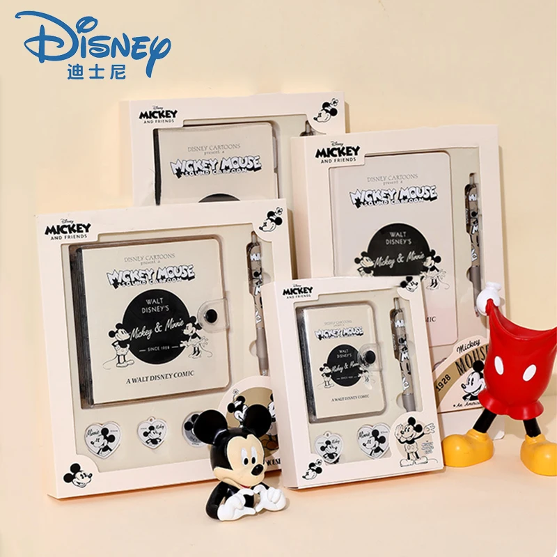 disney mickey minnie notebook grupo destacavel folha solta ledger planejador semanal diario agenda notepad material de papelaria escolar 01