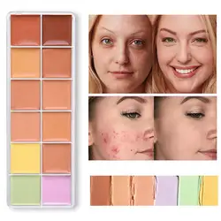 Wholesale Concealer Cream 12 Colors Face Contouring Concealer Palette Full Coverage Concealer Foundation Brightener Makeup Set