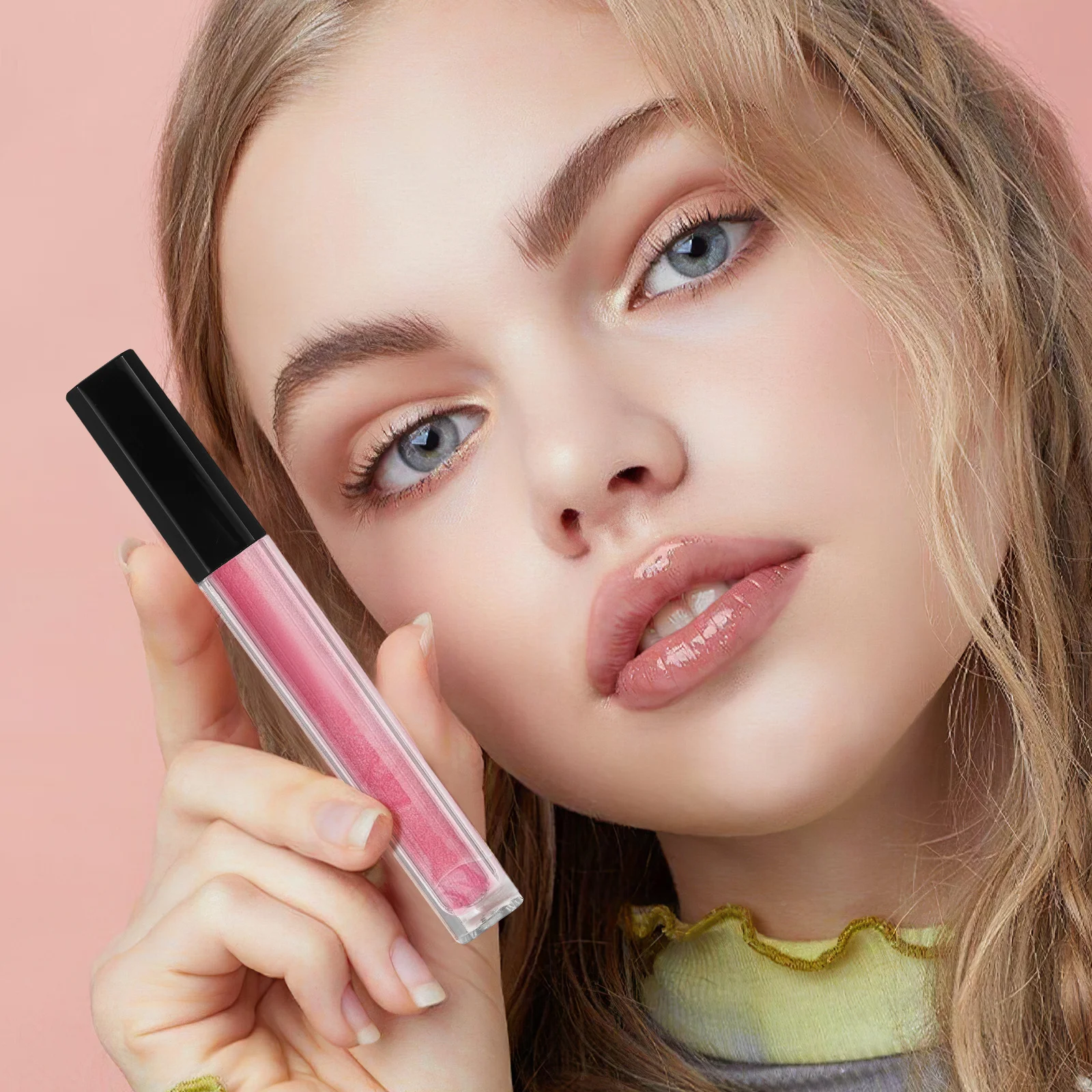 

6Pcs Lip Gloss Tube Mini Portable Transparent Container for Lip Glaze Gloss Oil Subpackaging Bottle Travel Use