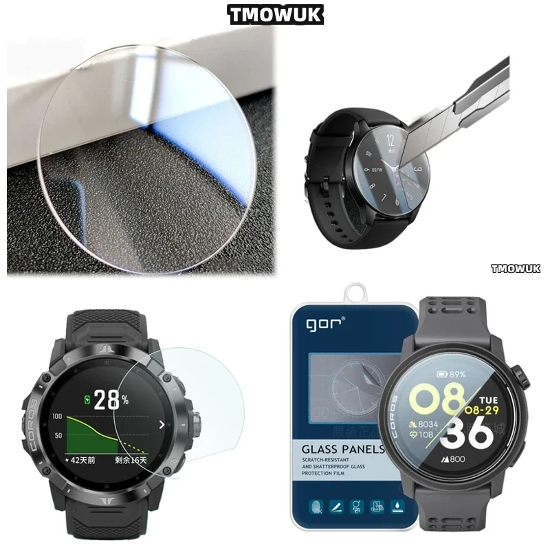 9H Tempered Glass Screen Protector For Coros PACE 2 3 42 46 MM APEX 2 Pro VERTIX 2 2S HD Smart Watch Guard Film