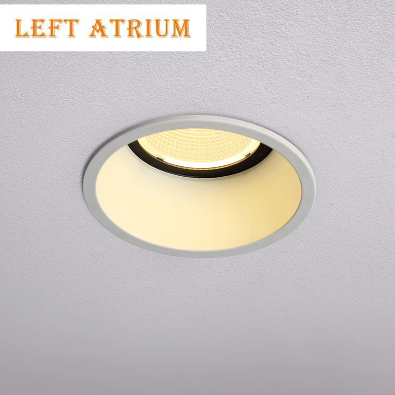 

Aislian Recessed home full spectrum deep anti-glare no master light living room lighting led down light