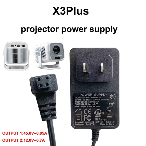 Fuente de alimentación DITONG HYP317 adecuada para proyector X3plus, 45V/0,85A y 12V/0,75A