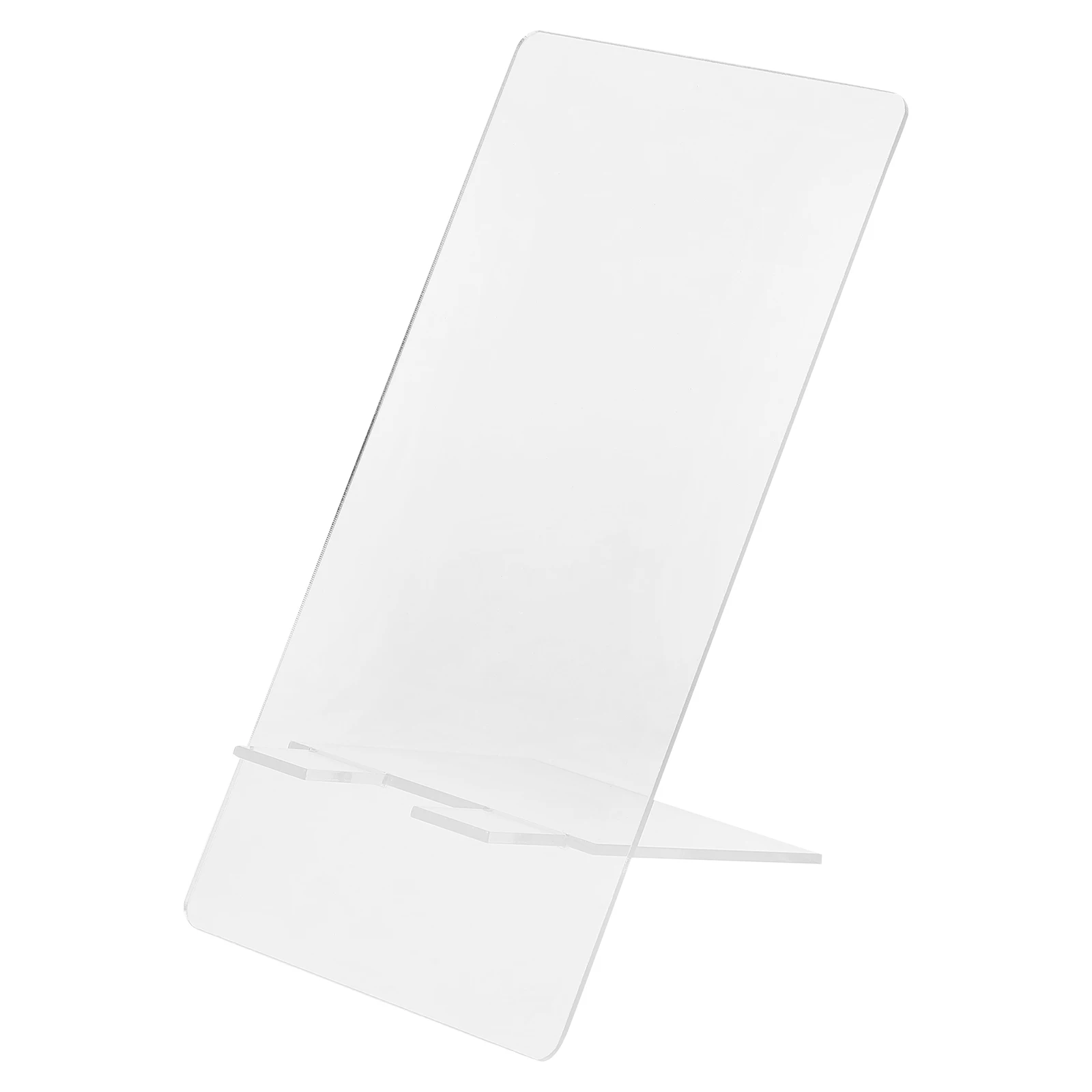 

2 Pcs Portable Notebook Board Clear Memo Small Communication Kitchen Creative Holder Acrylic Writing Office Dekstop